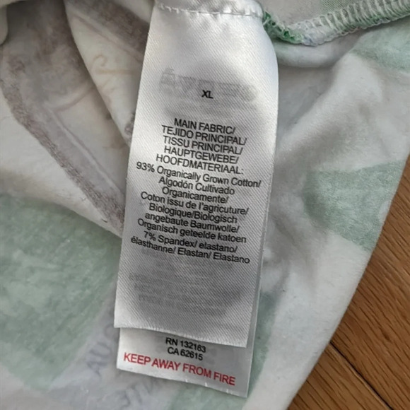 Bedhead Pajamas Set | Women XL | Prosecco/Aperol | Short Sleeve Organic Cotton - Picture 5 of 7